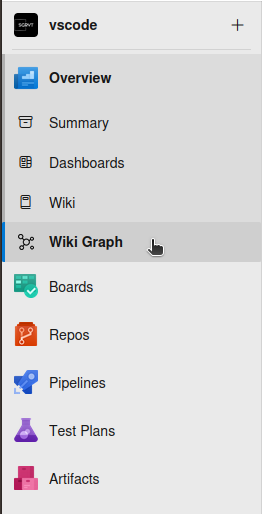 Wiki Graph in Azure DevOps Sidebar Wiki Graph in Azure DevOps Sidebar